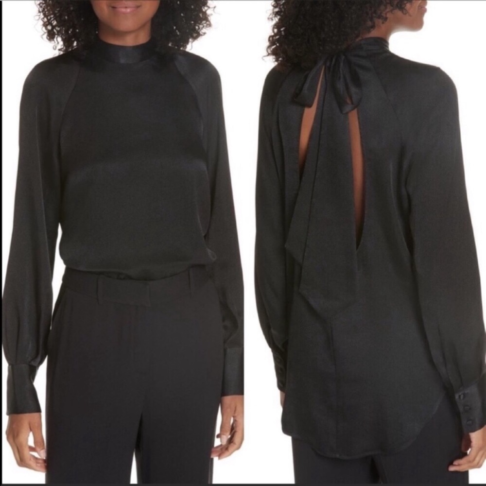 NWT Equipment Nash Bow Black Top Medium